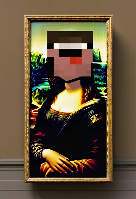 The Mona Lisa, square head<lora:sendnoobs-sdxl-adam-e:1>