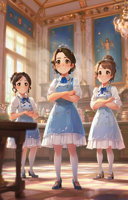masterpiece,best quality,<lora:tbh2-sdxl:0.9>,illustration, portrait of idolmaster cinderella girls,