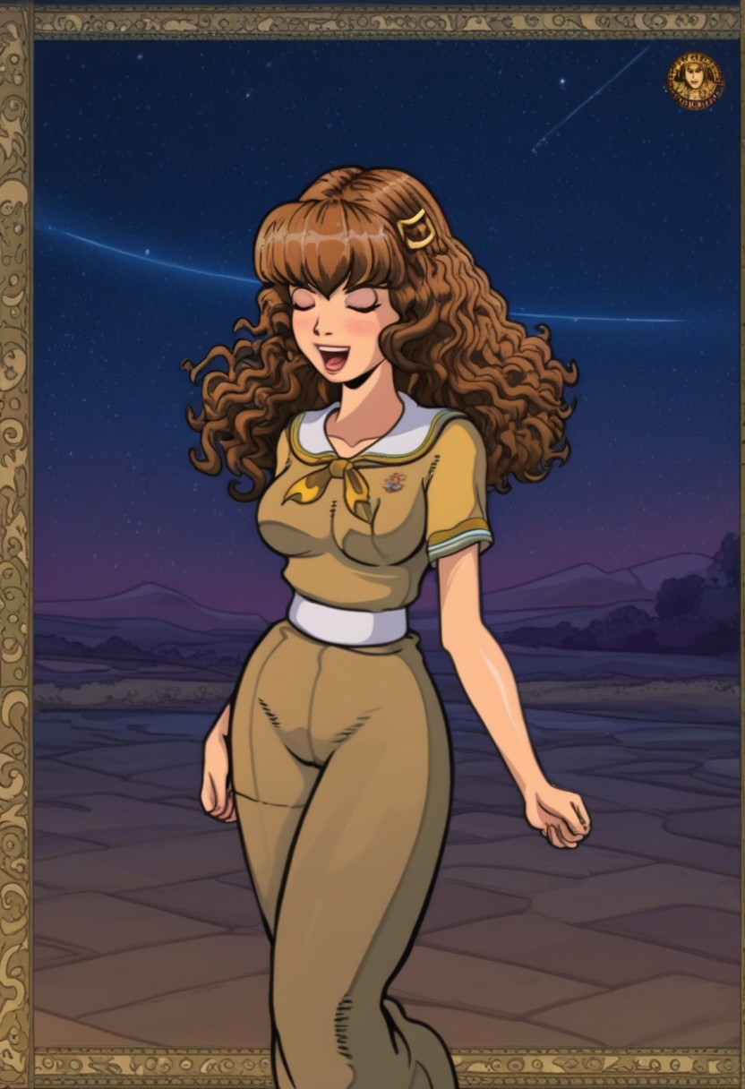 happy girl, random_combat_action_pose (4K4BUR5TYL3)