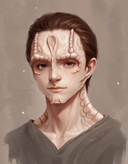c4rd45514n man <lora:novuschroma31 style:0.7> novuschroma31 style <lora:sdxl_lightning_8step_lora:1> <lora:darmox-cardassian_v1:1>