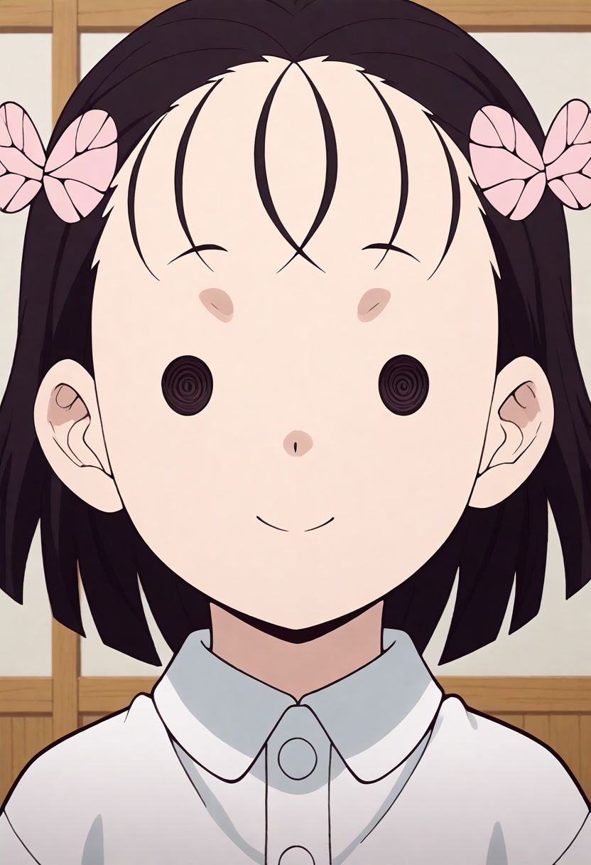 <lora:HyLper-Accelerate-PAseer:1> score_9, score_8_up, score_7_up, best quality, uncensored, source_anime,
BREAK
front view, little smile, closed mouth, standing, looking at viewer, upper body, portrait, close-up face, facing viewer, indoors,
1girl,
<lora:ds-butterfly_mansion_girls_XL(pony)v10:1> cornea less, ds-terauchikiyo, black hair, medium hair, black eyes, pink hair ribbon, pink butterfly hair ornament, collared shirt, white dress, pink obi, white skirt, white socks, sandal,
(ds-nakaharasumi, blue hair ribbon, blue butterfly hair ornament, ds-takadanaho, green hair ribbon, green butterfly hair ornament:-1)