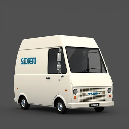 a Delivery van  <lora:STYLIZARD_v1:1>