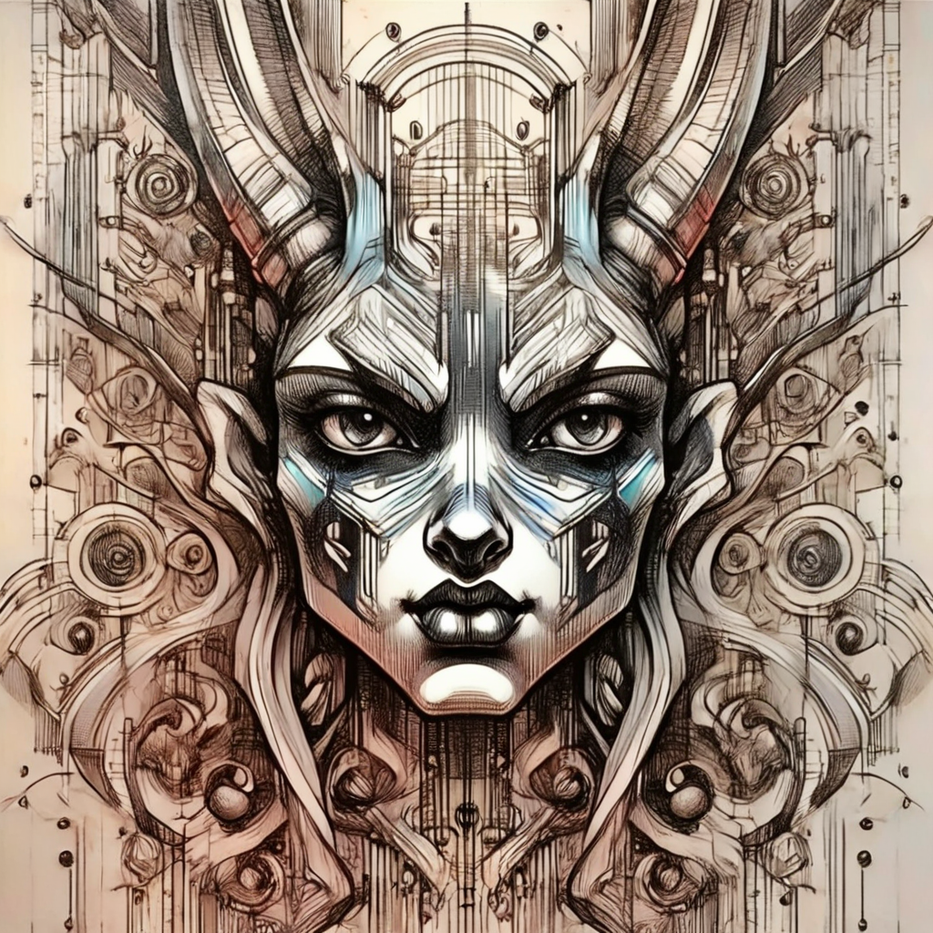 vextria cyber devil in hell, very detailed <lora:vextria:1>