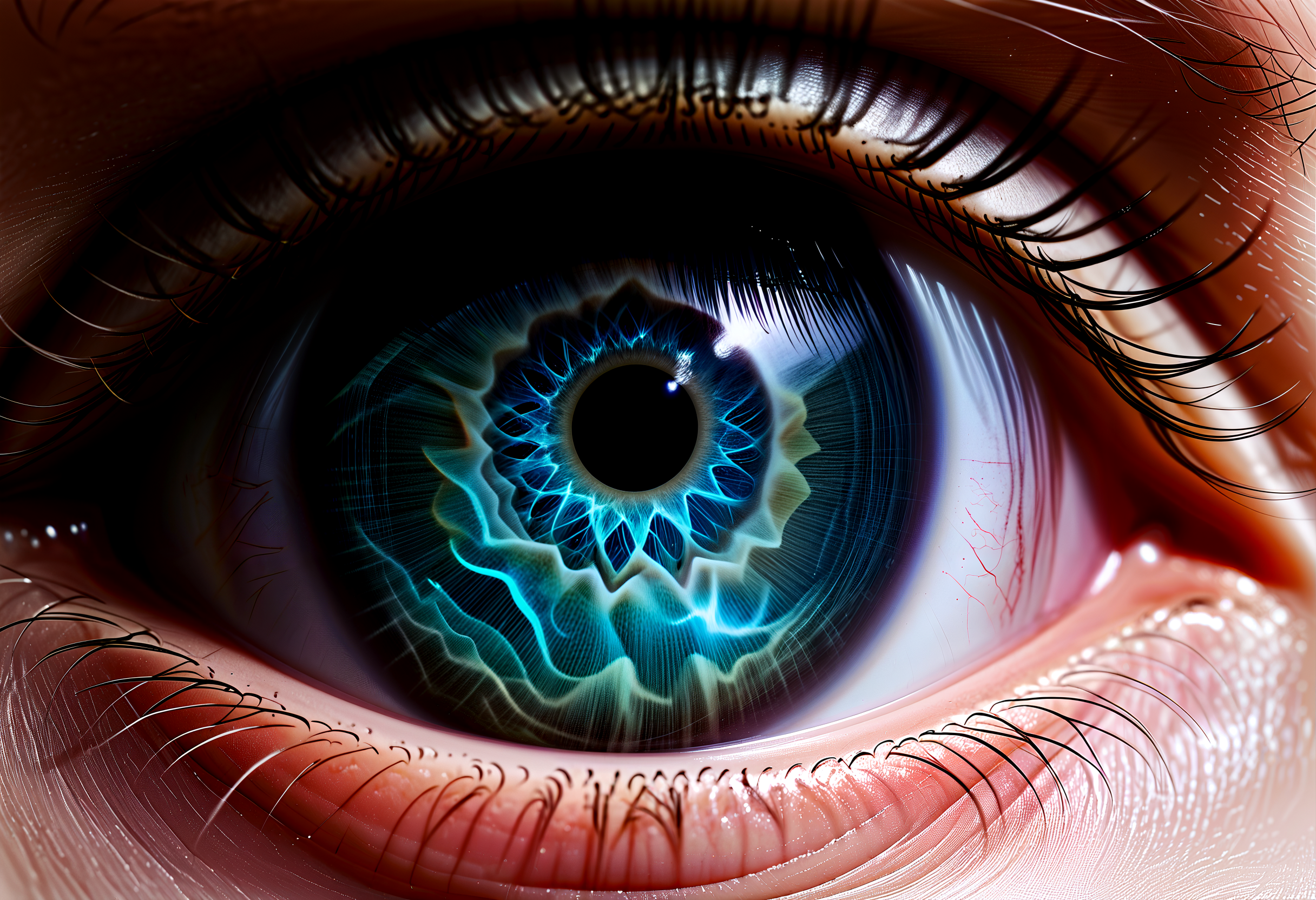 A striking and intricate portrait of a cosmic horror entity, its vast consciousness reaching across galaxies. With a single thought, it psychically dominates entire civilizations, which are represented by small planets orbiting around it. The entity itself is a hyper-minimalist design, yet extremely intricate, with a surreal and ethereal appearance. The scene utilizes volumetric lighting, best shadows, and shallow depth of field to create an atmospheric and delicate effect, capturing the essence of the cosmic horror., sharp, aqua-blue eyes with a confident gaze, Hopefulness, optimism, confidence, positivity, Smile, keep the head held high, and maintain a relaxed posture, Biogeochemical cycles