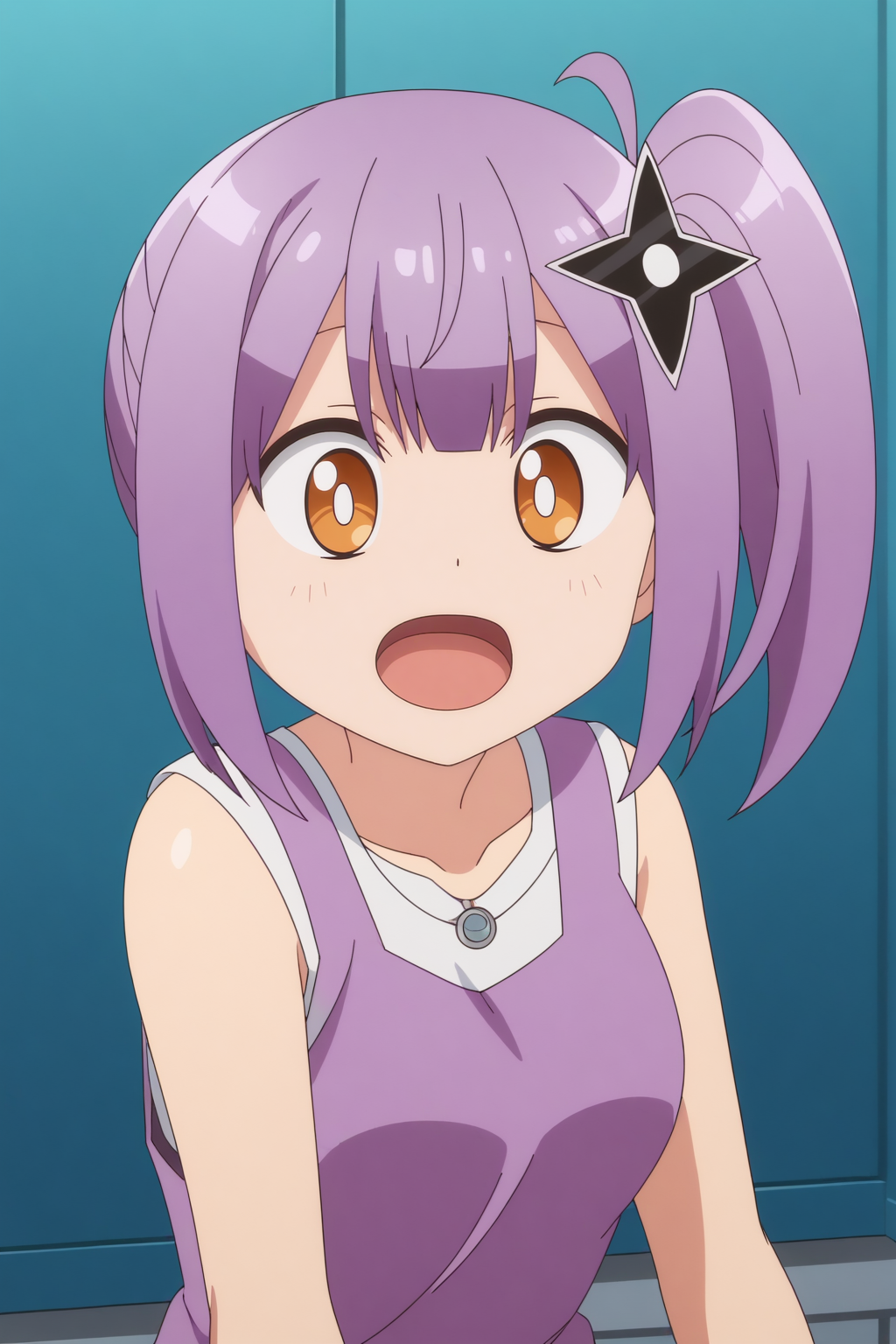 Satoko Kusagakure, anime screencap, anime coloring, score_8_up <lora:Ninja_to_Koroshiya_no_Futarigurashi_-_Satoko_Kusagakure_-_PDXL:0.8>