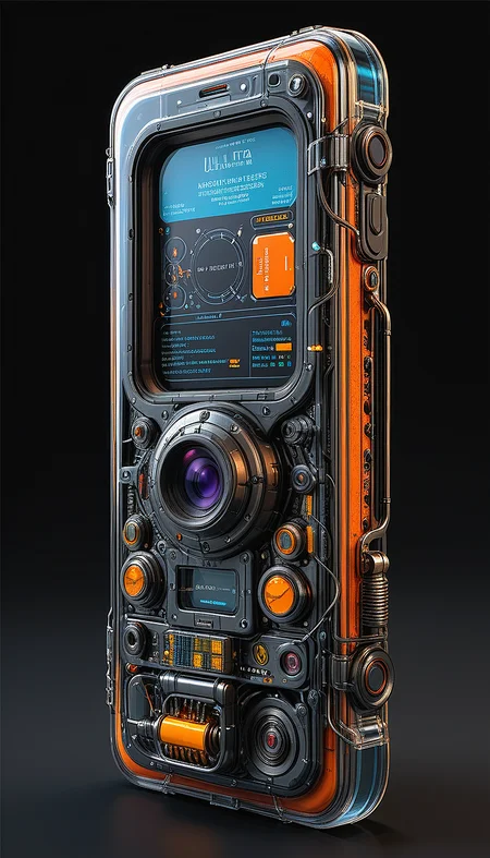 (in ARTIST style:1.4), (masterpiece:1.7), properly positioned, straight,
View of buggy vehicle (science fiction texture, science fiction skin, science fiction, someplastic, no humans, black background, simple background, phone, still life, cable, screen, cellphone, english text, old style, old phone, device, wearable item, Frontal View, (transparent:2), transparent skin, transparent texture),orange color,
(masterpiece:1.8), (highest detailed:1.8), (angle:1.8), perfectly lighted, (contrast), (saturated), (((sharp focus))),
(hyperdetailed:1.3), (intricate details:1.2), (Refined details:1.3), (best quality:1.5), highly detailed textures, vibrant colors,
(ultra sharp focus:1.8), (detailed skin:1.8), (detailed windows:1.8), (thin lines:1.8), (best quality:1.8),
<lora:Apparatus_-_Traction_City_Walkers_Vehicles:0.7>,