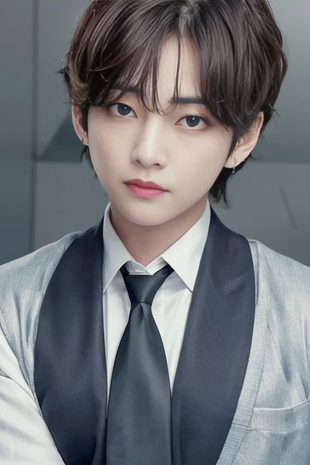 (best quality), (masterpiece), (high resolution), (intricate details), (photorealistic), (cinematic light) <lora:kboys:0.8>
solo, necktie, earrings, jewelry, shirt, black background, short hair, blonde hair, looking at viewer, collared shirt, white shirt, realistic, blue necktie, simple background, upper body, red lips, closed mouth
short hair, parted lips, shirt, white shirt, black hair, realistic, upper body, jacket, portrait, lips, looking away, brown hair, black eyes
male focus, looking at viewer, mole, formal, simple background, lips, suit, black eyes, freckles, grey background, portrait, short hair
looking at viewer, lips, short sleeves, short hair, black eyes, closed mouth, black hair, hand on own head, upper body, bangs