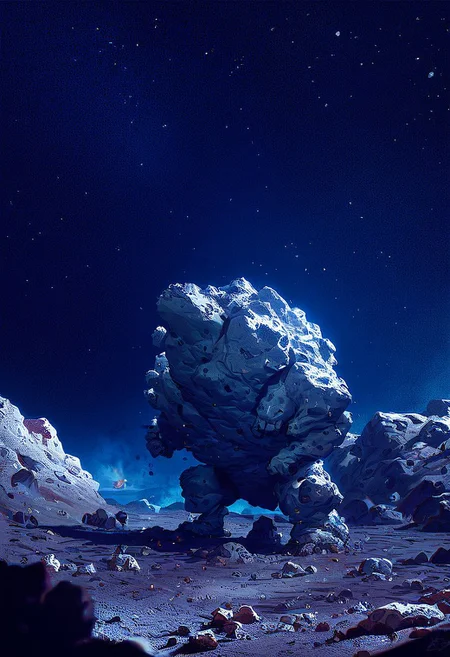 score_9,score_8_up,score_7_up, automaton:.7,
giant rock golem, rough rocks, rough stone, unpolished, dirty, ancient, STANDING, OUTERSPACE, STARTS, ASTEROID ROCK, SPACE, NIGHT