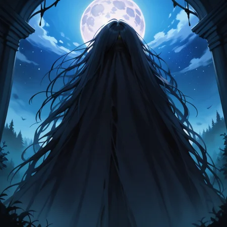 (score_9), (score_8_up), (score_7_up), day time, dark lighting, dark atmosphere, dark, horror theme, Zyrnox-Exoterra Style, Art Style of "Junji Ito", Art Style of "H.R. Geiger"Lovecraftian Horror, (Old God, Male Humanoid God, Evil and Dark, Creepypasta-like, Eyeless, Terrifying, Scary, Blindfold), Unnerving, Full Body Shot, Face in view, Hair over eyes, floating eyes in the background, Cosmic Horror, Art Style of "E. M. Carroll"