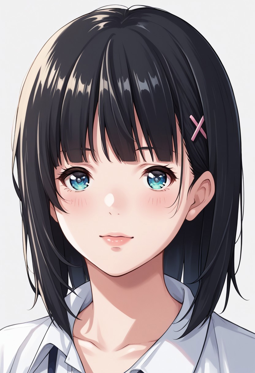 score_9, score_8_up, score_7_up, source_anime,(extremely detailed CG), (best quality), taki,face,black hair,