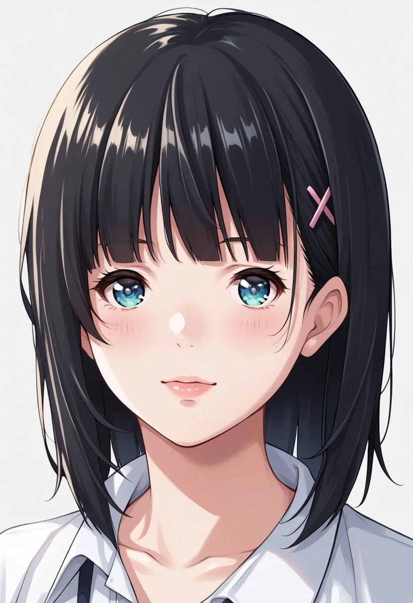 score_9, score_8_up, score_7_up, source_anime,(extremely detailed CG), (best quality), taki,face,black hair,