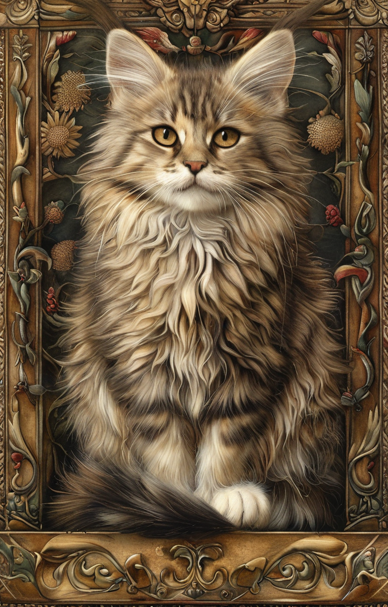 masterpiece,best quality,<lora:tbh167-sdxl:1>,illustration,style of Carlo Crivelli, animals