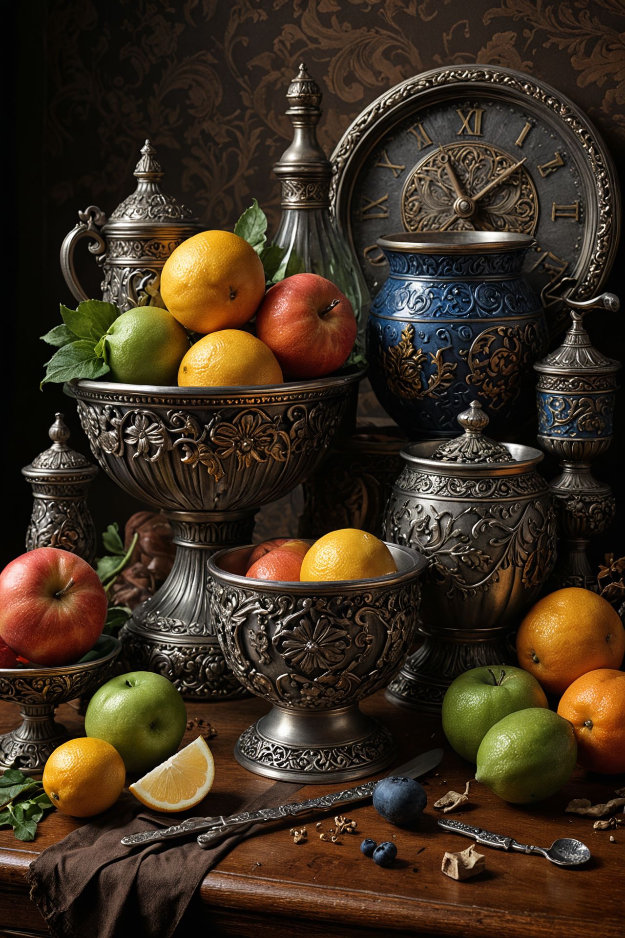 Still-life photography capturing the beauty of everyday objects in dramatic lighting. 
intricate details.
masterpiece, award winning artwork)
many details, extreme detailed, full of details,
Wide range of colors, high Dynamic
 <lora:add-detail-xl:1>
 <lora:WildcardX-XL-Detail-Enhancer:0.7>