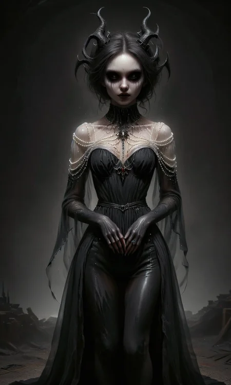 warhammer_40k_theme, warhammer_eldritch, focus subject, full body, bare_feet,
A young woman finds herself the guest of a vampire from the Vyrkos Dynasty bloodline. Will her dark romance lead her to take the Blood Kiss? Or will she resist her hostâs supernatural attraction?
<lora:Cursed:0.8> ais-crsd  <lora:EnvyCreativeOutfitXL01:0.8>   <lora:xl-shanbailing-1126darkness1:0.8> bailing_darkness, a girl made of black smoke <lora:f:0.8> HUD_P3arl_Sh4wl, jewelry, symmetrical shawl made of freshwater pearl beads, <lora:WB2.2-000009:0.8>  <lora:LiminalSpace:0.8> LiminalSpace <lora:Rembrandt Lighting Style:0.8> Rembrandt Lighting Style