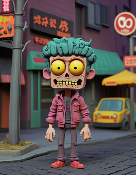 novuschroma51 style neo-tokyo street claymation <lora:novuschroma51 style_claymation:1>