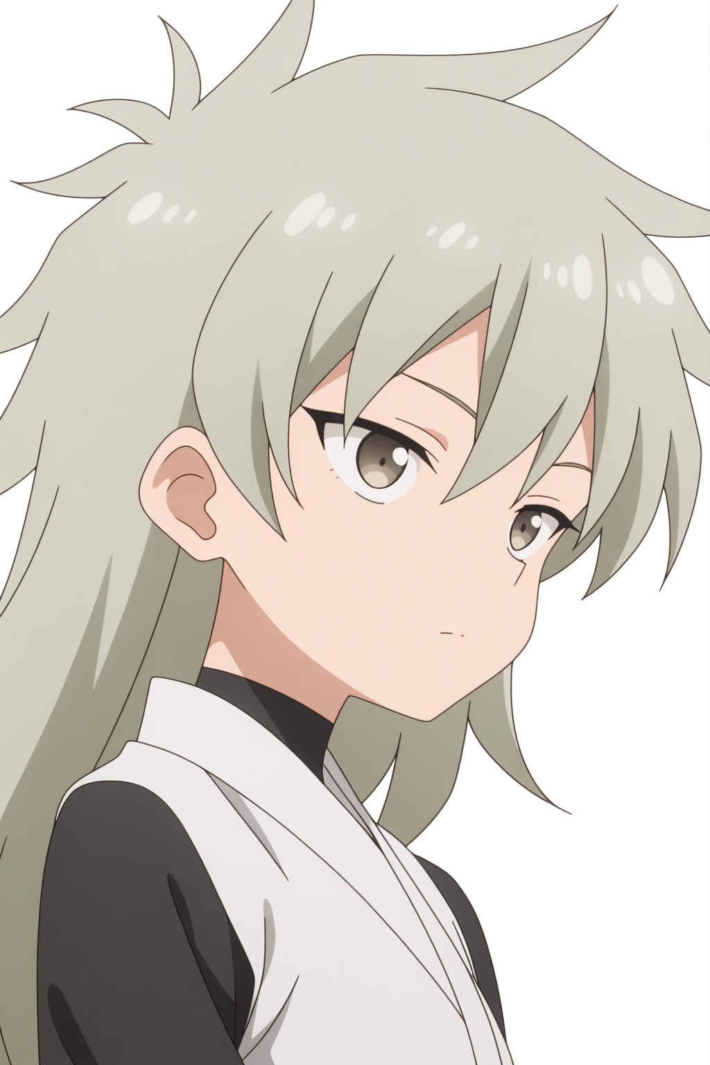 anime coloring, newest, masterpiece, Oniyuri, face close-up <lora:Kunoichi_Tsubaki_no_Mune_no_Uchi_-_Oniyuri_-_illustrious:0.8>