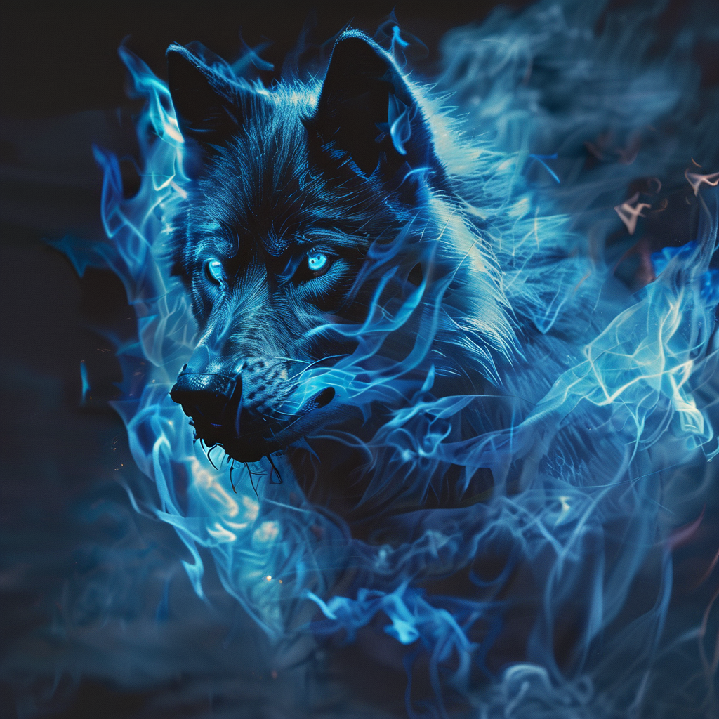 blgas wolf, darkness <lora:blgas:1>