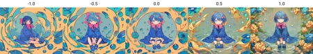 score_9, score_8_up, score_7_up, score_6_up, score_5_up, score_4_up, rating_safe, source_anime, 1girl, blue footwear, water background,expressionless, female, sitting, water droplets, ribbons, large pupils, blue hair, pink bow, blue raincoat, looking at viewer, head on hand<lora:Pony_DetailV1.0:-1.0>