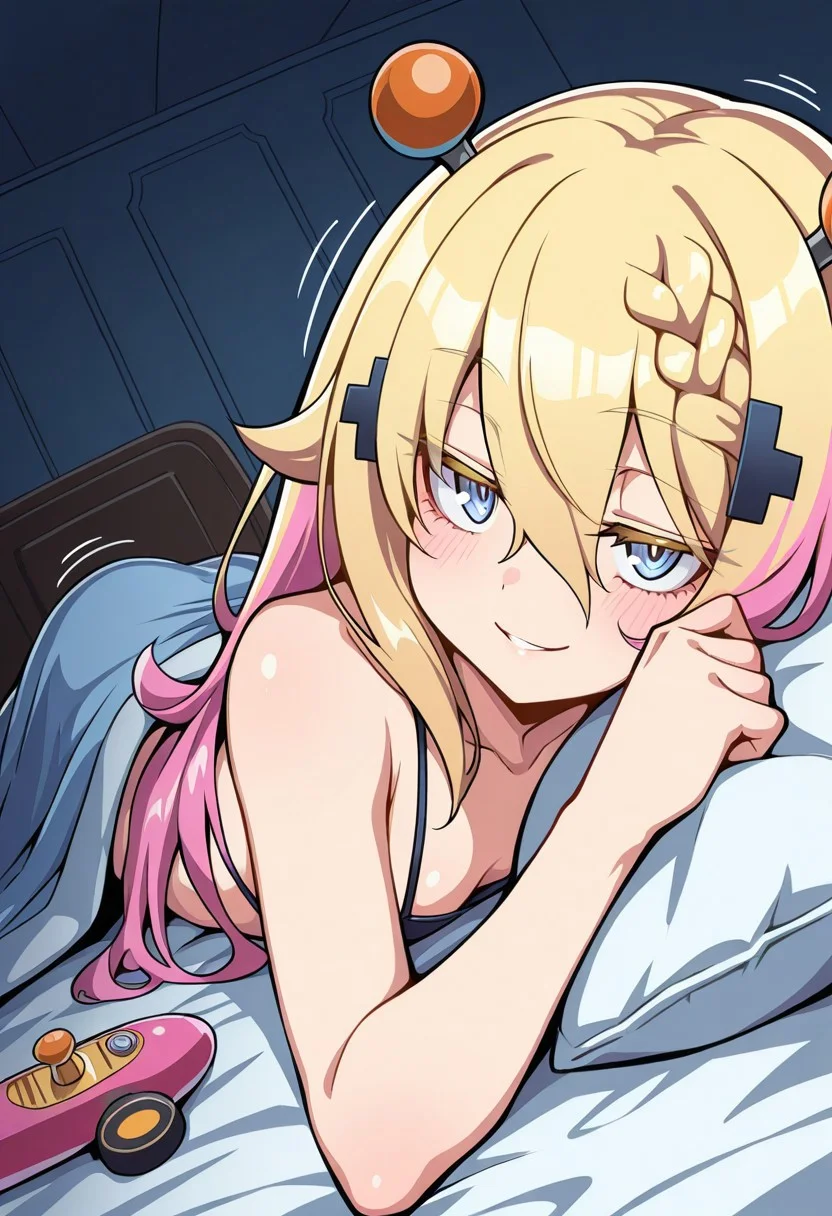 HDR, 4k, best quality, 8k, absurdres, very aesthetic, ultra-detailed, best illustration, best background, motion lines,
toytoy(MFG),
,seductive smile,
1girl,on the bed, lie on one’s back