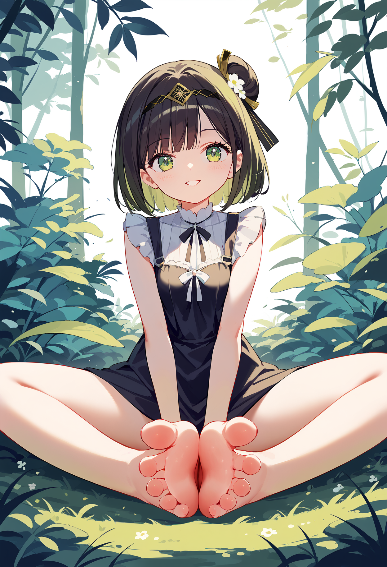 score_9, score_7_up,source_anime,anatomically correct,best perspective BREAK
 <lora:feetsandwich:1> feetsandwich, 
1girl, barefoot