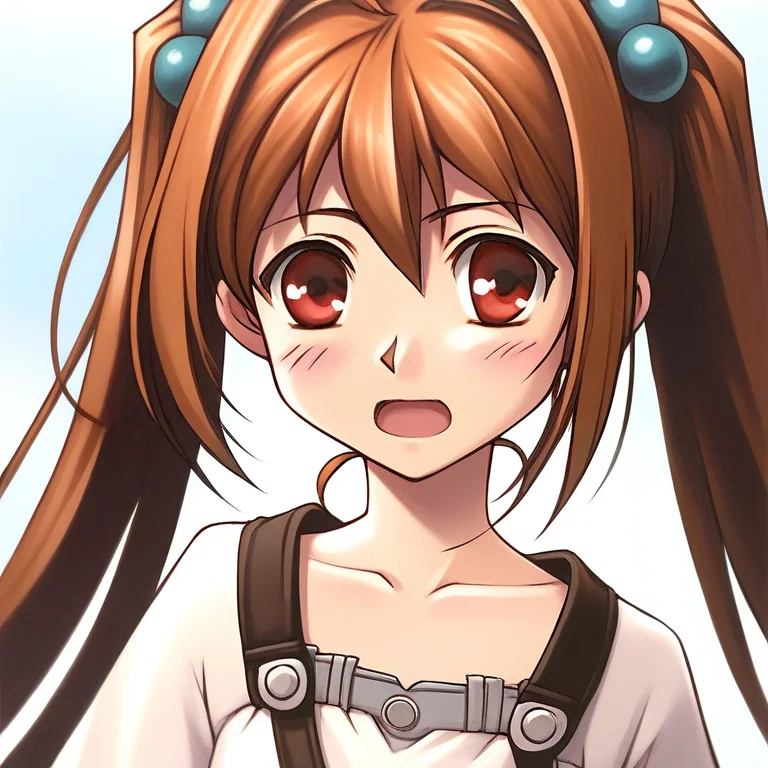 score_9, score_8_up, score_7_up, source_anime, rating_explicit, BREAKã <lora:Estelle_Bright_Retro_XL:1> Estelle_Bright, brown hair, long hair, red eyes, ahoge, closed eyes, very long hair, hair intakes, short stack,
1girl, solo, twintails, blush, hair ornament, hair bobbles, open mouth, dress, belt,
upper body, collarbone, white dress
day, outdoor,
looking at viewer,
cowboy_Shot,