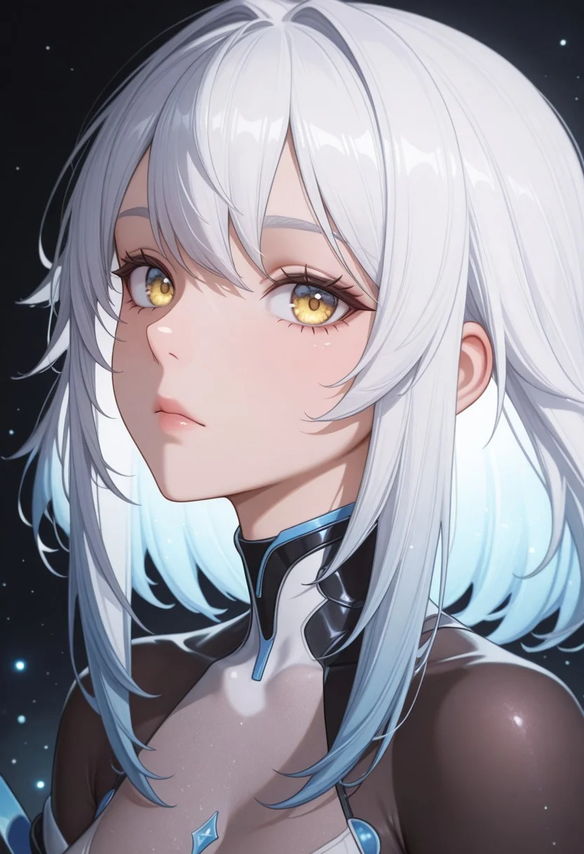masterpiece, best quality, good quality, very aesthetic, absurdres, newest, 8K, depth of field, focused subject, artist:moriimee, soft lighting with dynamic highlights, anime, very awa,
BREAK,
1girl, lyfe bestla, yellow eyes, white hair, bioluminescent hair, fantasy, ambient occlusion, raytracing, soft lighting, blum effect, masterpiece, absolutely eye-catching, particles, glow, shining, intricate cinematic background,
BREAK,
Impressionistic, ultra-detailed, illustration, perfect composition, intricate details, absurdres,anime, intricate, hires textures, high detail, 4k,incredibly detailed, perfect anatomy, slim, nostrils, UHD, 8K,