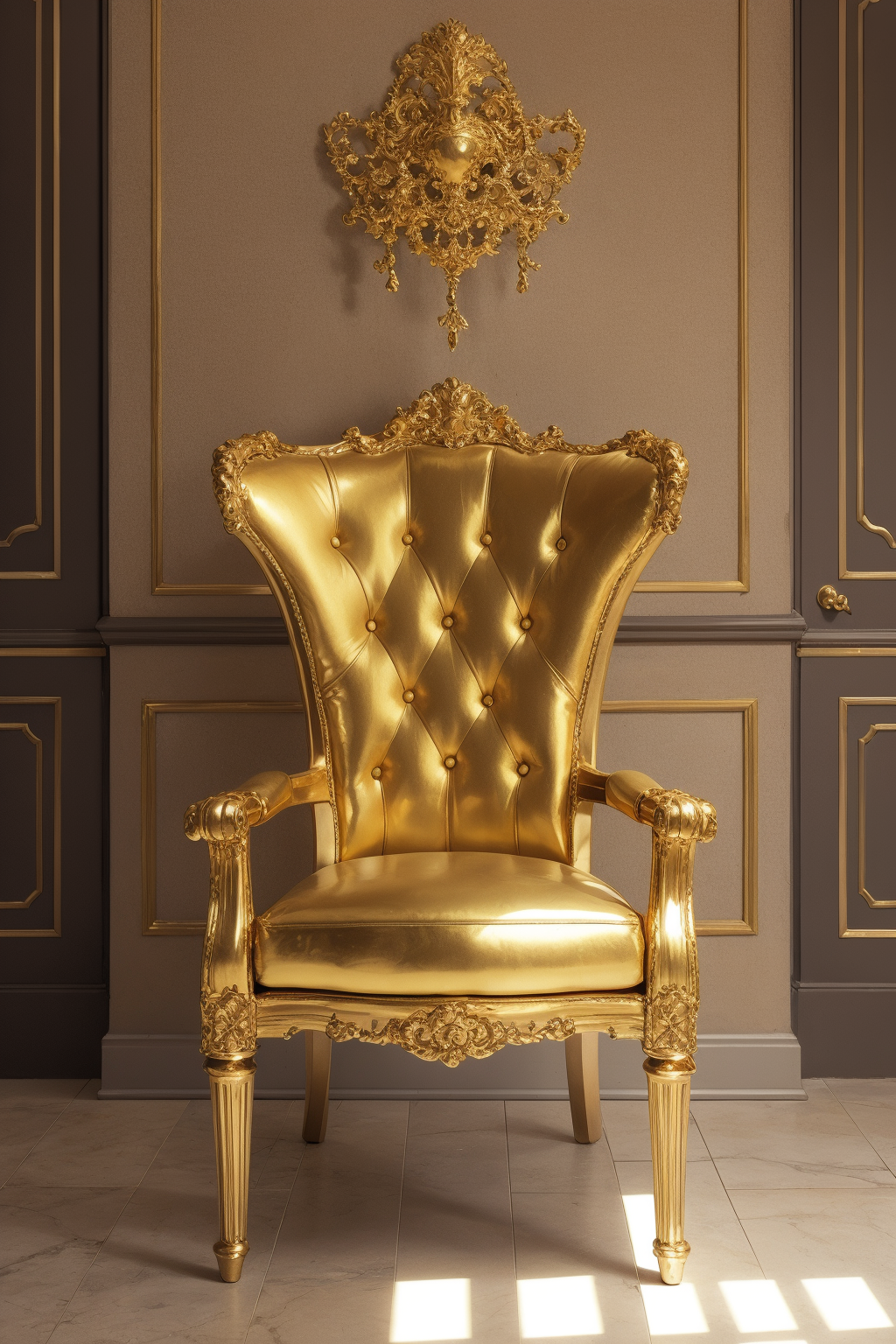(chair golden)