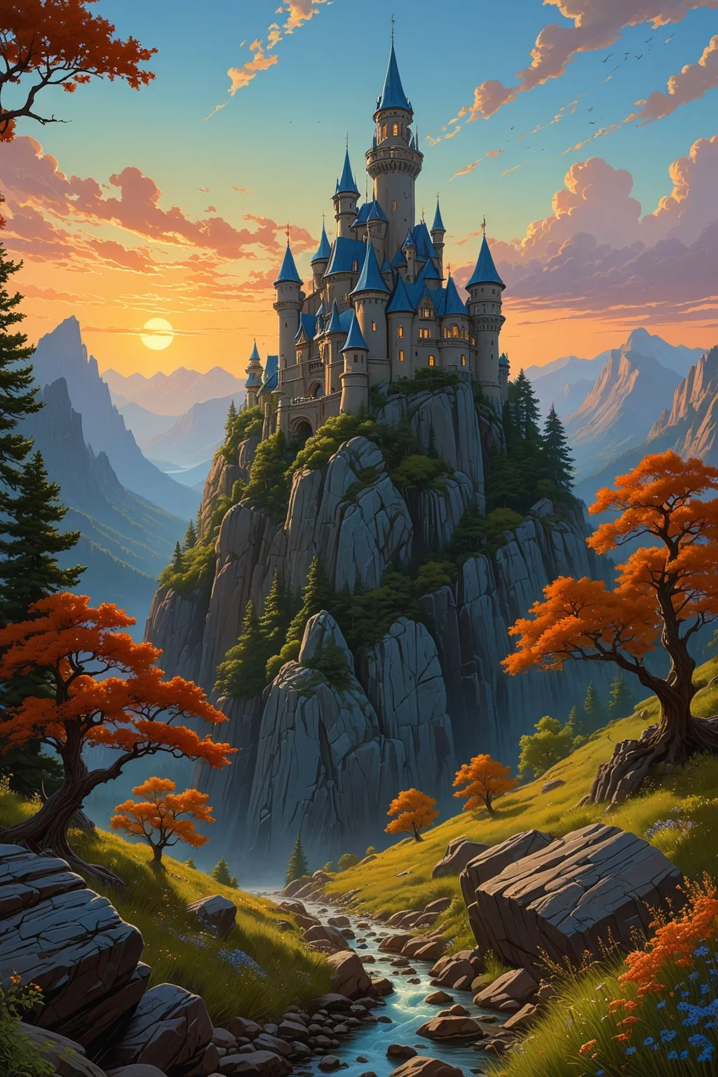 by Franklin Carmichael and Evgeny Lushpin in the style of Wayne Barlowe <lora:midjourney by andrexsel:1.00>