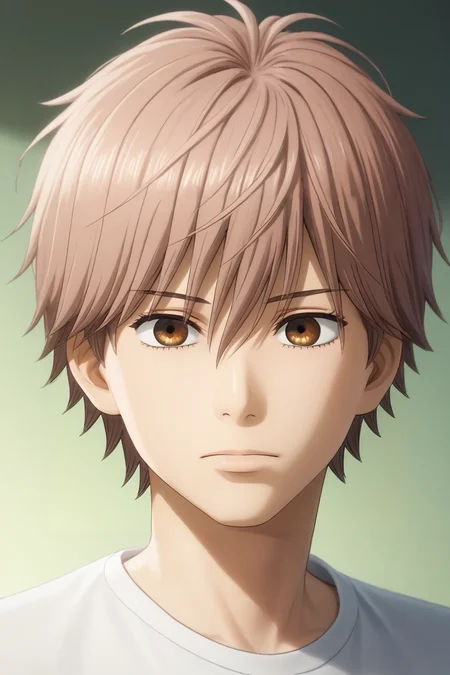score_9, score_8_up, score_7_up, , rating_safe, , (3d:0.4), , depth of field, 1boy, solo, male focus, <lora:taichi_mashima_pony:0.96>, taichi_mashima, brown hair, brown eyes, short hair, bangs, hair between eyes, , , <lora:sdxl_lightning_8step_lora:1>