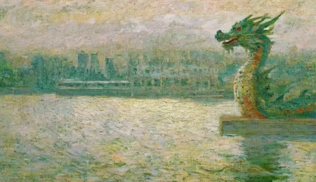 impressionism of (Koi fish surrounding a dragon with ( friendly expression:1.2)), full body, open mouth, (flying over the urban landscape:1.2), (solo:1.1),
splashing water droplets, cloud,
(Oriental flat decor style:1.2), oil painting, colorful decorations,
BREAK, Fisheye Lens Effectï¼
<lora:dragon-000006:0.7>,<lora:Impressionism-000004:0.6>