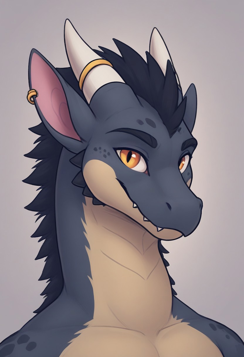 (easynegative 1) Dragon, anthro, furry, solo, simple background