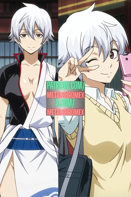 Ginko (gender bent Gintoki Sakata, Gintama)