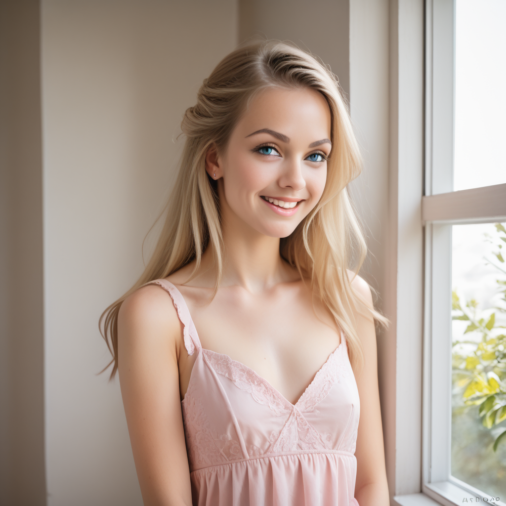 <lora:jess_pxl_2s:.9> zPDXL Jess, beautiful,1girl, portrait,happy, looking out the window