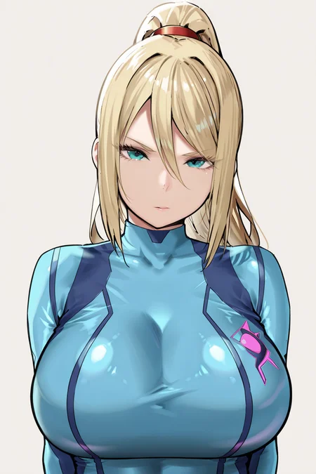 {{amazing quality, best quality, high quality, very aesthetic}}, 1girl, solo, looking at viewer, simple background, samus aran
<lora:Sky-Freedom_Style_-_Illustrious:1>