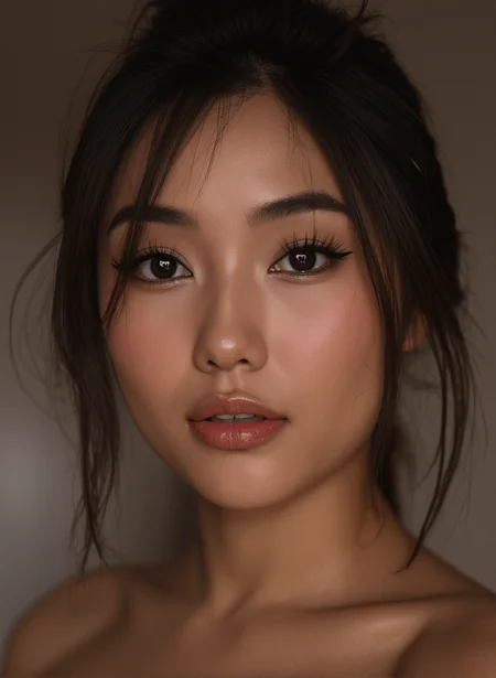 CerysMixer, ultra high definition and ultra realistic photo of a gorgeous young woman modeling. Incredibly detailed zoomed in professional photo of her face.