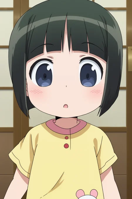 solo, anime coloring, Tamaki Gokou, child <lora:Oreimo-Tamaki_Gokou-PDXL:0.8>
