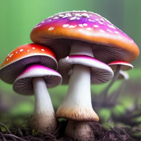 Rainbow mushroomS