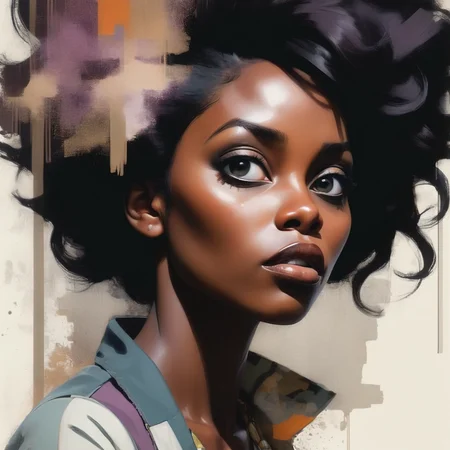 (collage art designed by Florian Nicolle:1.0) and (Mickalene Thomas:1.1) , portrait art, landscape of a Pure [Spit|Birmingham], Bathed in shadows, Overdetailed art, Confused, 70s Science Fiction, four colors, Elegant, 64K