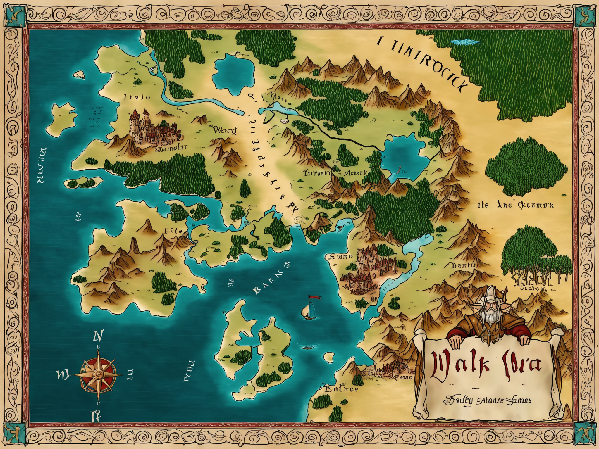 colorful painting of a blank fantasy map <lora:fantasy map-heavy:0.5>