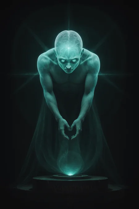an impossible masterpiece, highly detailed spirit photography, ghostly figure, lithograph, multiple light sources, volumetric lighting, subsurface scattering, <lora:heightmap_concept_object:0.8>, heightmap, <lora:saturated_colors:2> saturated colors <lora:zavy-cntrst-sdxl:0.4> dark, chiaroscuro, low-key <lora:baroque-caravaggio-pony:0.5> crvggio
