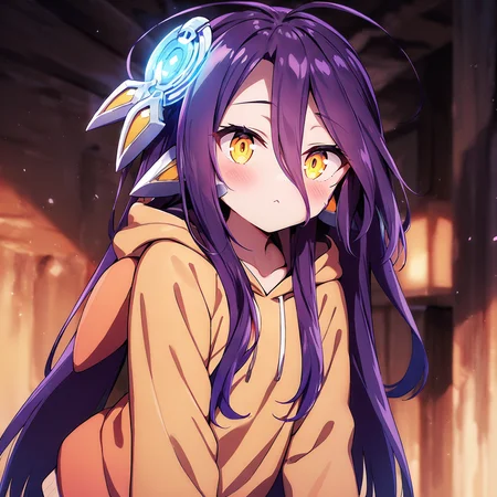 shuvi, (masterpiece, best quality, very aesthetic:1.2), orange, hoodie, <lora:shuva-no-game-000008:0.8>