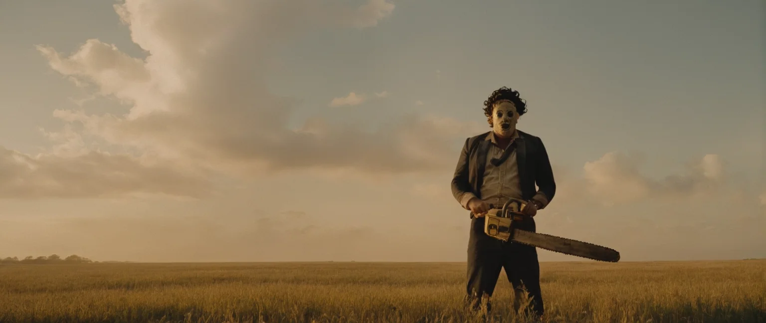 cinematic film still of <lora:Leatherface:0.9>
Leatherface a man holding a chainsaw in a field,The Texas Chain Saw Massacre style,solo,1boy,weapon,male focus,outdoors,sky,cloud,sunset,trafalgar law , realistic, sharp, detailed, classic, 1970's, horror, photography, artistic, perfect chainsaw, crazy
<lora:Chiaroscuro Lighting Style:1>Chiaroscuro Lighting Style, shallow depth of field, vignette, highly detailed, high budget, bokeh, cinemascope, moody, epic, gorgeous, film grain, grainy