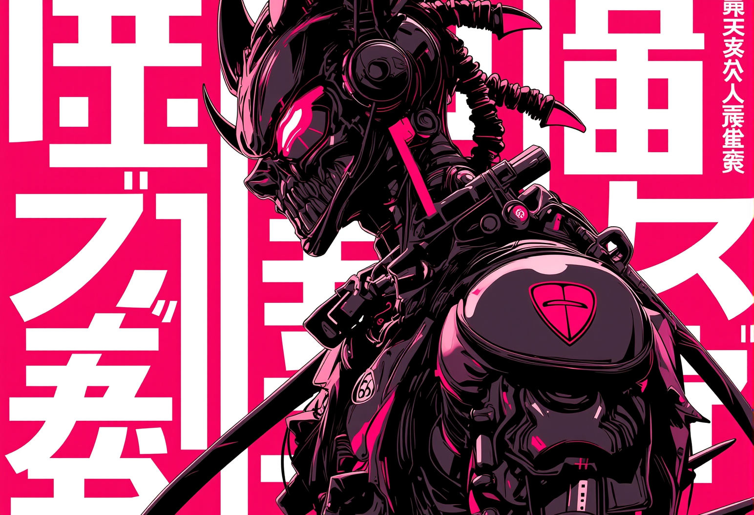 In the style of realistic, a anime hero like Evangelion Unit-01, with the text "Awaken" in bold letters. , <lora:bv-neoartsty.safetensors:1.0:1.0>