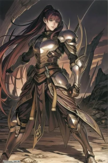 androgynous, monster,
dark skin, athletic,
demonic helmet,
red shining eye, 
dreads, dark hair, twintails,
fingerless gloves, claws,
gauntlets, prostetic legs,
mechanical limbs,
combat robe, tight torso's clothe,
baggy pants, armor skirt,
leg wear, black boots,
looking at viewer,
purple energy,
red white blue colors,
battlefield on background,
dynamic light, 
ultra detail,
extremely detailed CG, 
micro intricate, 
highly detailed skin,
highly detailed face, 
highly detailed pupils, 
highly detailed iris, 
RAW photo, 
best quality, 
high resolution,
((masterpiece)),
realistic,
sharp focus, 
HDR, 8K resolution,
intricate detail, 
sophisticated detail, 
hyper detailed,
(depth of field), 
highlight and shadow,
volumetric lighting,
highly detailed background,
by Kentaro Miura:1.1,
comicbookpencils:0.9,
greyscale(line art:1.1)