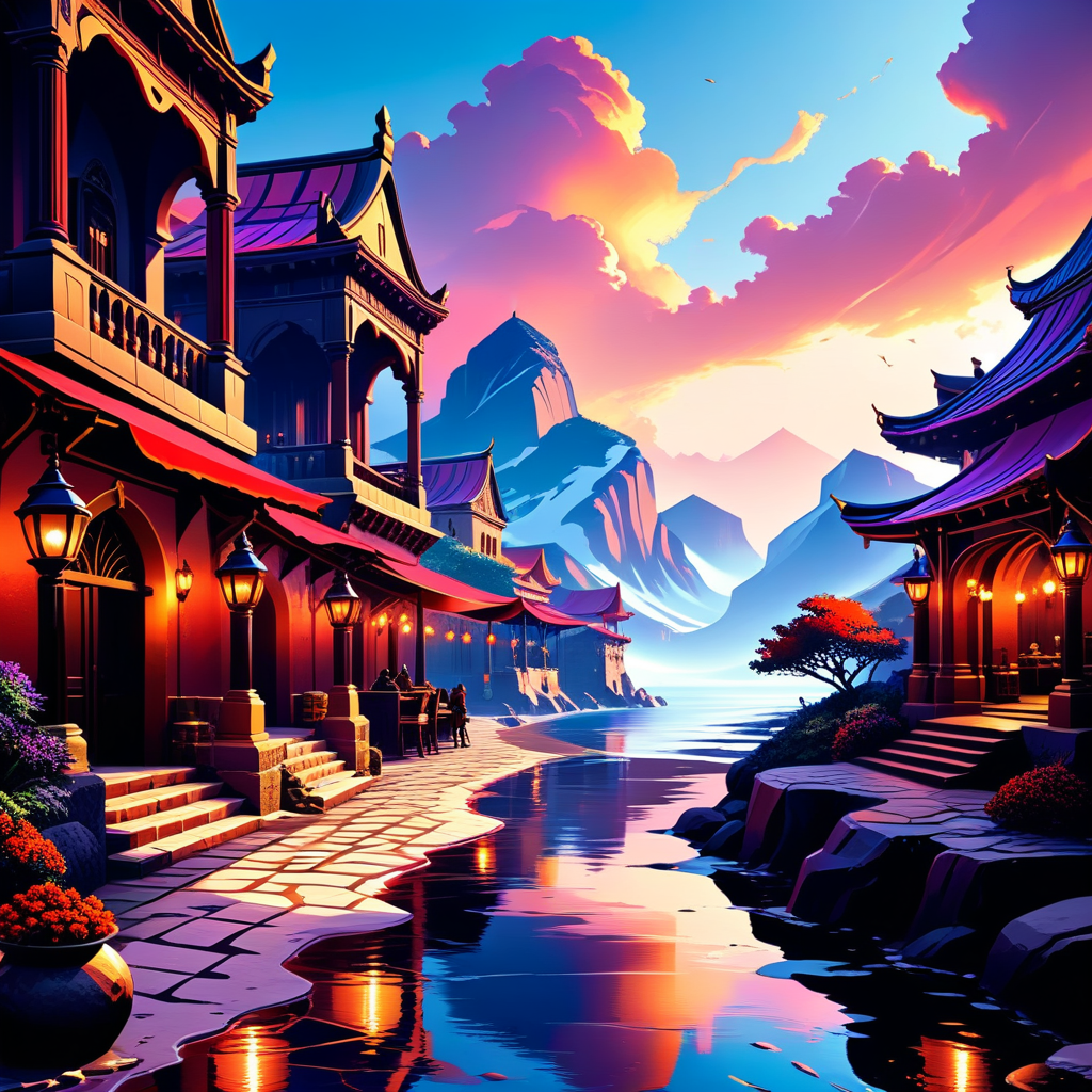 12. A bustling marketplace in an exotic city, with vibrant colors and unique smells filling the air. Vermilion
natural, shimmering, vibrant, gothic, rpg,1400ad, ultra detailed, detailed, immersive, reminiscent of high fantasy RPG games, HD, masterpiece, best quality, hyper detailed, super realistic, perfect face, perfect hands, award-winning, professional, breathtaking, linquivera
delusive Bluff
bleak weather
constructivist style . geometric shapes, bold colors, dynamic composition, propaganda art style
<lora:MJ52:0.5> <lora:clothing_slider_v19:1> <lora:sd_xl_dpo_lora_v1:1> <lora:linquivera:1> <lora:EldritchRomanceIllustration_0.9.1:0.5>