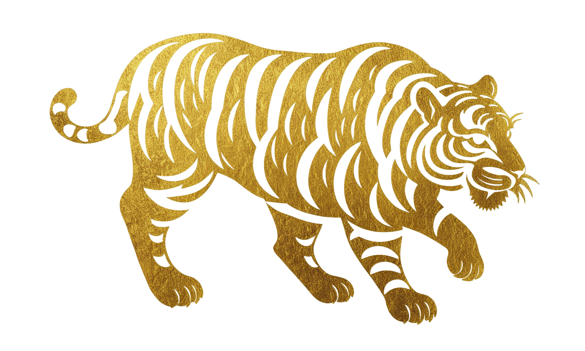 <lora:papercutcd_xl-000004:0.8>, a Chinese paper cut of a tiger , papercutcd_xl, gold theme, (solo:1.2), no humans, chinese zodiac,, cutie, cute, (white background:1.3, Unbelievable Digital Artwork:1.3), CGSociety, ArtStation, master works, masterpiece, best quality, ultra detailed, high quality
