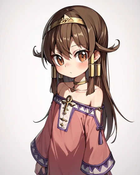 score_9, score_8_up, score_7_up, score_6_up, score_5_up, score_4_up, BREAK source_anime,
<lora:Sera_PONY:1>,sera, 1girl, solo, long hair, brown hair,hairband, brown eyes, hair tubes, jewelry, bare shoulders, dress,