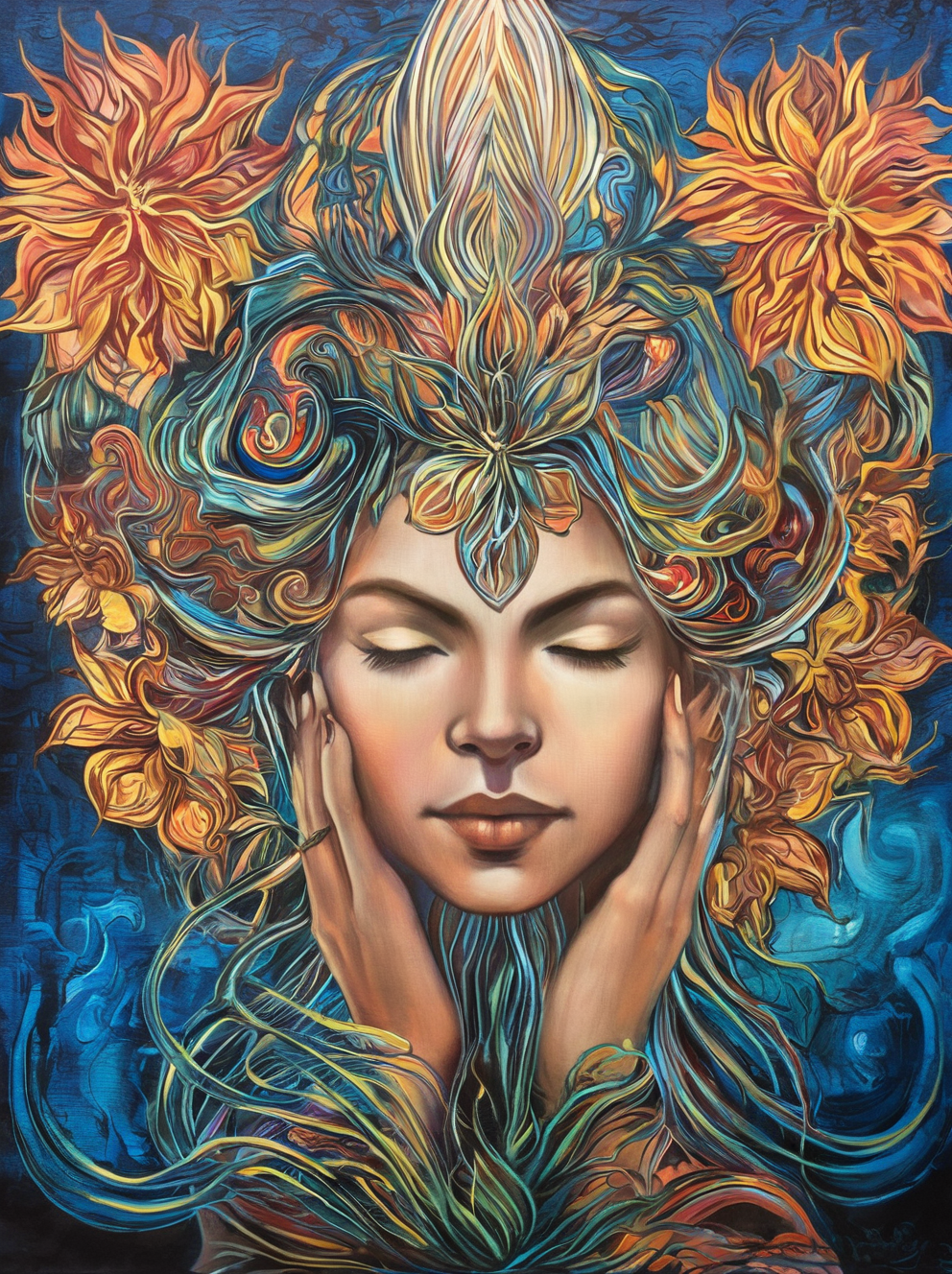 Amanda Sage style, 1 girl, Hold her chin, high contrast, bold color, <lora:last-000002:1>
extremely detailed, high quality, highly detailed,