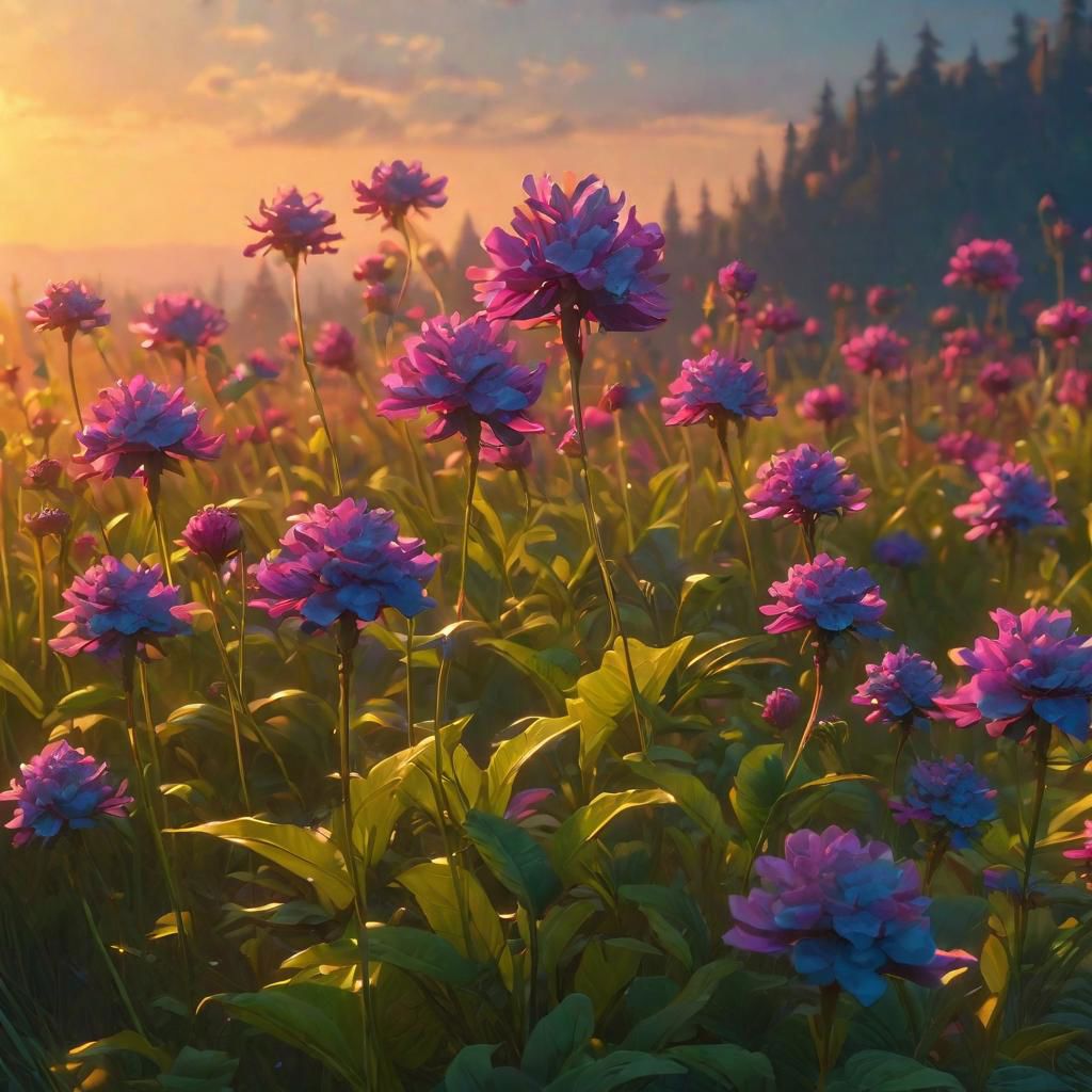 A parody of beautiful flowers, digital art, trending on Artstation by Alena Aenami and Peter Mohrbacher. Octane render 4k UHD image, highly detailed, good lighting, beautiful. epic. masterpiece. high quality resolution HD quality in gouache detailed painting by Greg Rutkowski, Thomas Kinkade. vivid color glow effect. Trending on p <lora:Details:0.85>