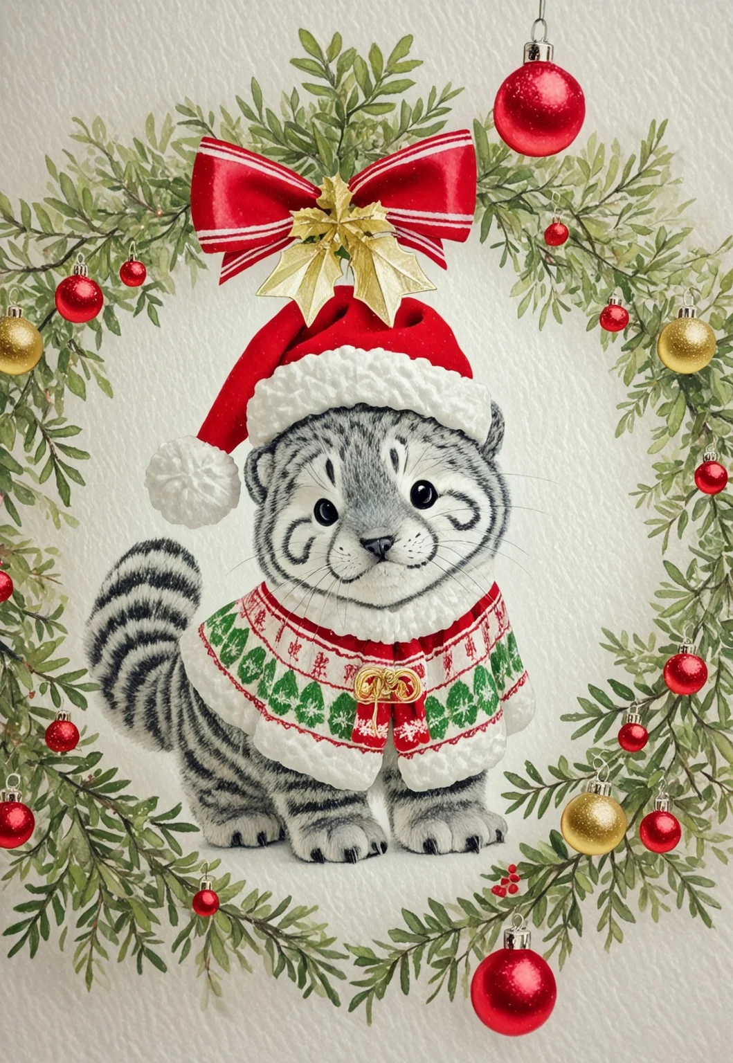 Animal Christmas *Watercolor*